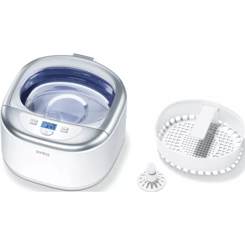 Sanitas SUR 42 Limpador ultrassónico, 50 W, branco/prateado