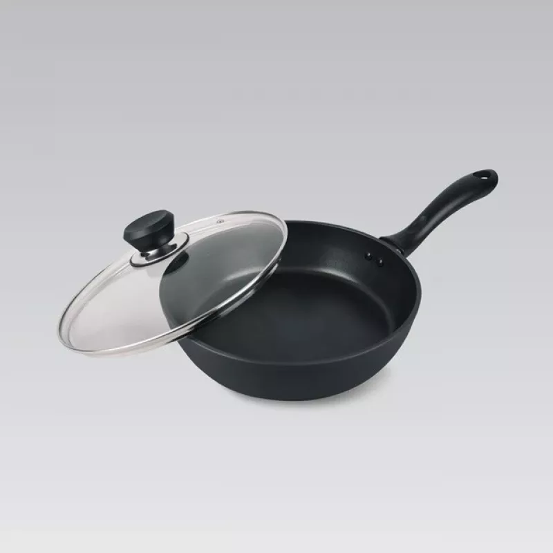 Frigideira Maestro MR-1205-28 com tampa, 28 cm, preta