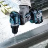 Makita DF002GZ - berbequim aparafusador - bateria - 2 velocidades - mandril de chave 13 mm - 64 N·m - 164 mm - sem bateria - 40 V (DF002GZ)