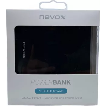 POWERBANK 10.000 mAh Dual preto (1482)