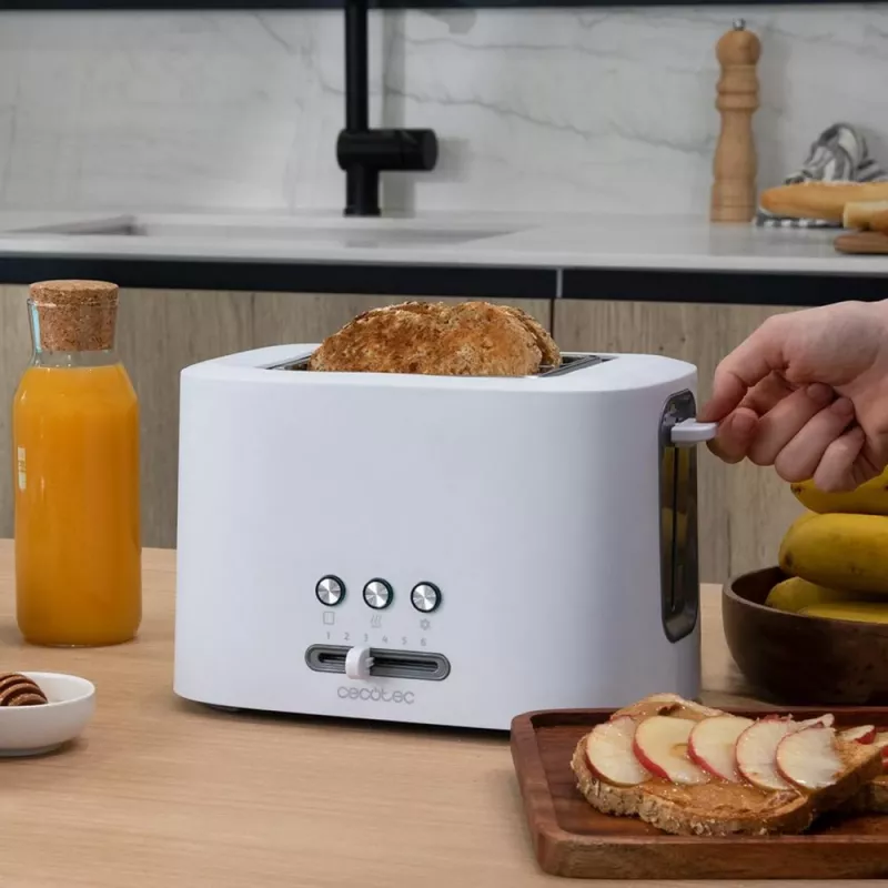 Torradeira Toast&Taste 9000 Double branca (branca, 980 watts, para 2 fatias de pão de forma)