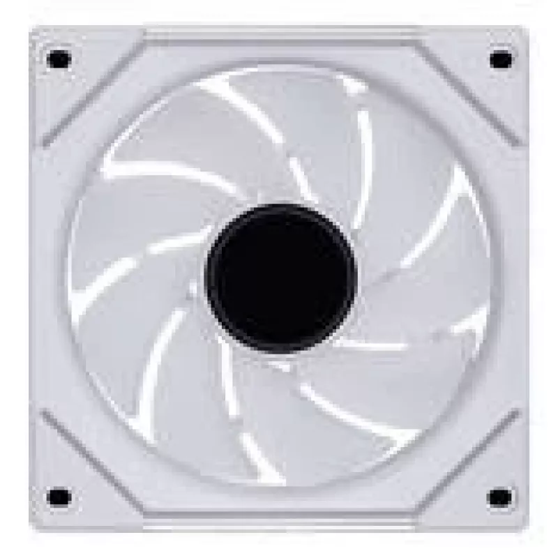 Ventoinha para caixa de computador Lian Li Uni Fan 12RSLIN3W 120 mm branca, 12 V, 0,2–2100 rpm, 2,66 mmH2O, FDB