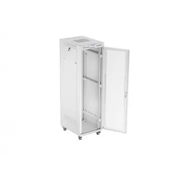 Armário rack LANBERG FF01-6842-23SL 42U 600x800 mm portas frontal e traseira em malha