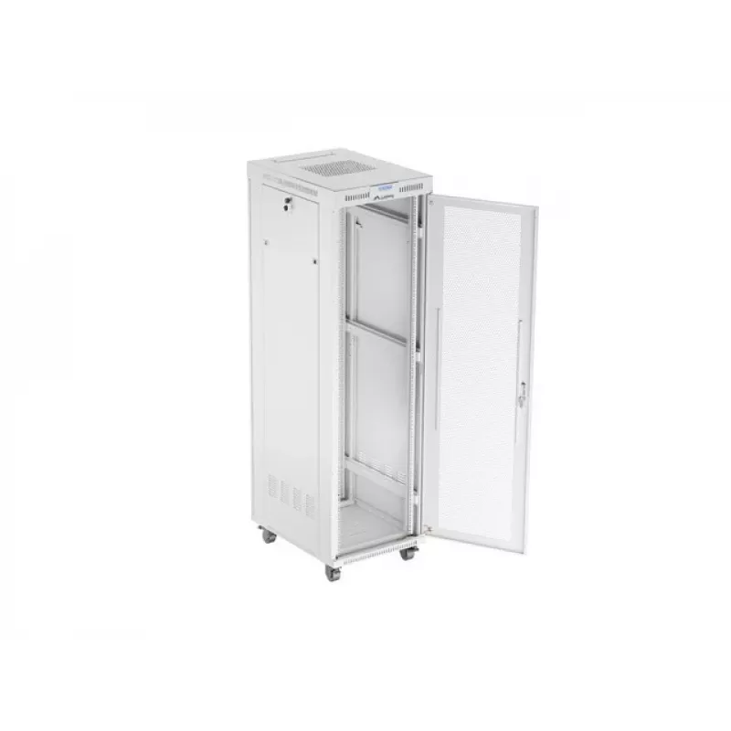 Armário rack LANBERG FF01-6842-23SL 42U 600x800 mm portas frontal e traseira em malha