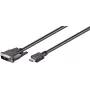 Cabo Goobay DVI-D/HDMI, niquelado | 50580 | ficha DVI-D Single-Link (18+1 pinos) | ficha HDMI (Type-A) | 2 m