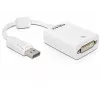 Adaptador de cabo de vídeo DeLOCK 61765 DisplayPort para DVI-I 0,125 m