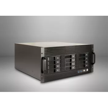 Caixa rackmount de 19 polegadas INTER-TECH IPC 5U-5512 para soluções de rede profissionais, 5U
