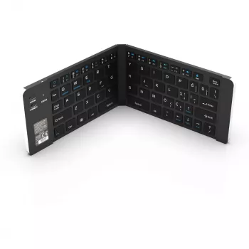 Teclado sem fios Inca IBK-579BT Bluetooth 66 teclas Metallic prateado