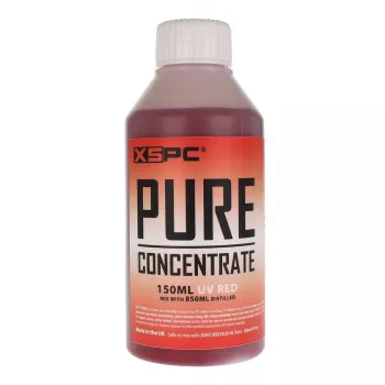Concentrado de refrigerante XSPC Pure 150 ml — aditivo vermelho seguro para UV para sistemas de refrigeração líquida