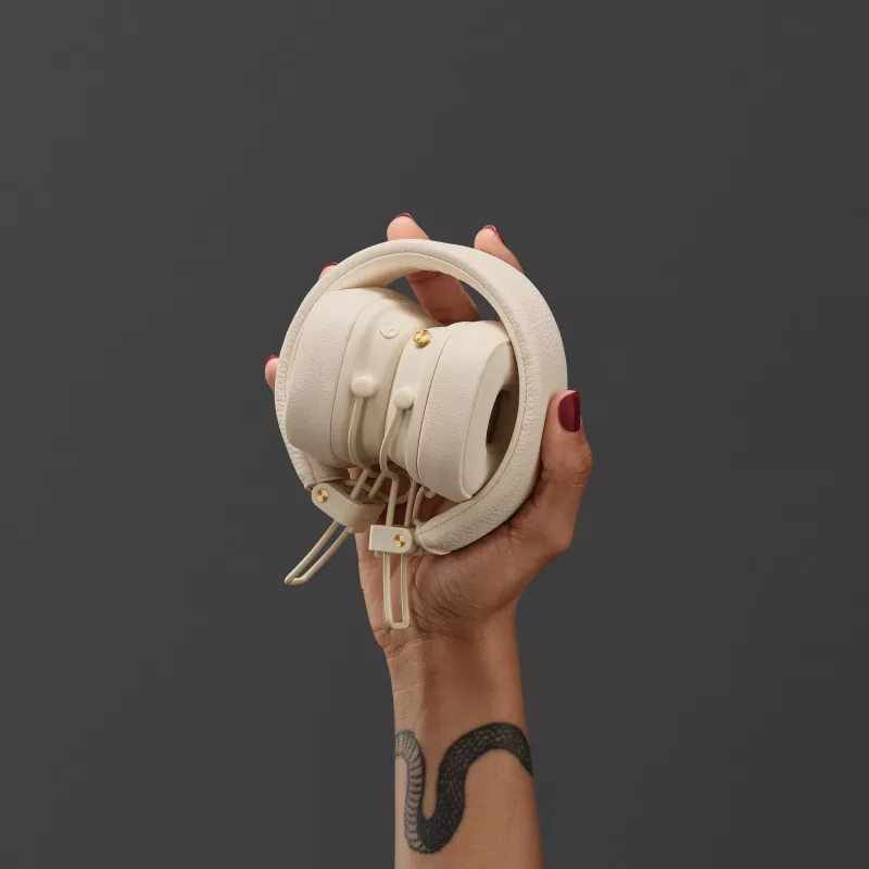 Auscultadores over-ear Marshall Major V creme
