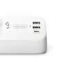 Extensão elétrica DIGITUS 3 tomadas com 2×USB-A e 1×USB-C, 3 tomadas AC tipo E/F, cabo de 1,5 m, branco