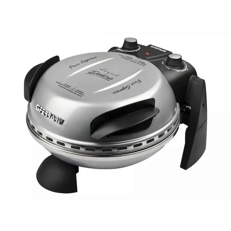 Máquina de pizza G3FERRARI Delizia 1200 W, superfície de pedra, máx. 400 °C, pizza 31 cm, temporizador, termostato