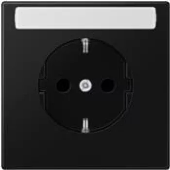 Tomada JUNG LS 1520 KINA SWM Type F preta (LS1520KINASWM)