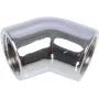 Alphacool HF conetor em L 45° G1/4 fêmea para G1/4 fêmea - cromado EOL (17190)