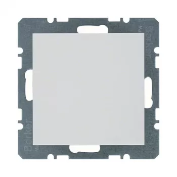 Placa de parede / tampa de interruptor berker 10098989, metal, branco, pack de 20
