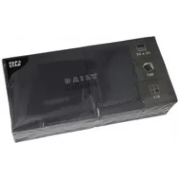 Guardanapos PAPSTAR Daily Collection preto 2 folhas 16,0 x 16,0 cm 150 unid. (89647)