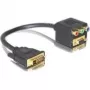 Adaptador DVI para VGA e 3x Cinch DeLOCK 65061