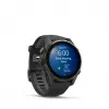 Garmin fenix 8 AMOLED Sapphire 43 mm relógio inteligente GPS, ecrã tátil de 3,3 cm (1,3") 416 x 416, Wi-Fi, titânio Carbon Grey DLC, bracelete de silicone Black/Pebble Grey, preto