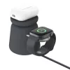 Carregador sem fios Belkin WIZ027VFH36 2-em-1 magnético Qi2 15W para iPhone e Apple Watch