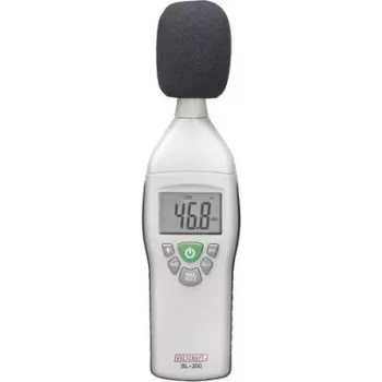 Medidor de nível sonoro Voltcraft SL-200, medidor de ruído 31,5 - 8000 Hz (DT-805)