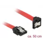 Cabo SATA DeLOCK 83979 0,5 m SATA 7 pinos preto vermelho