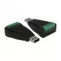 DeLOCK 87738 conversor USB Type-A para RS-422/485 série
