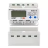 Contador de energia trifásico QOLTEC 50883 Wi‑Fi 400V com ecrã LCD