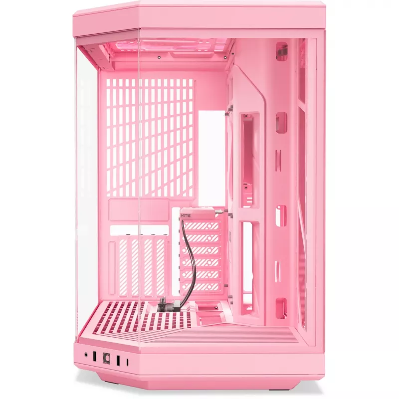 Caixa de computador Hyte Y70 ATX Strawberry Milk