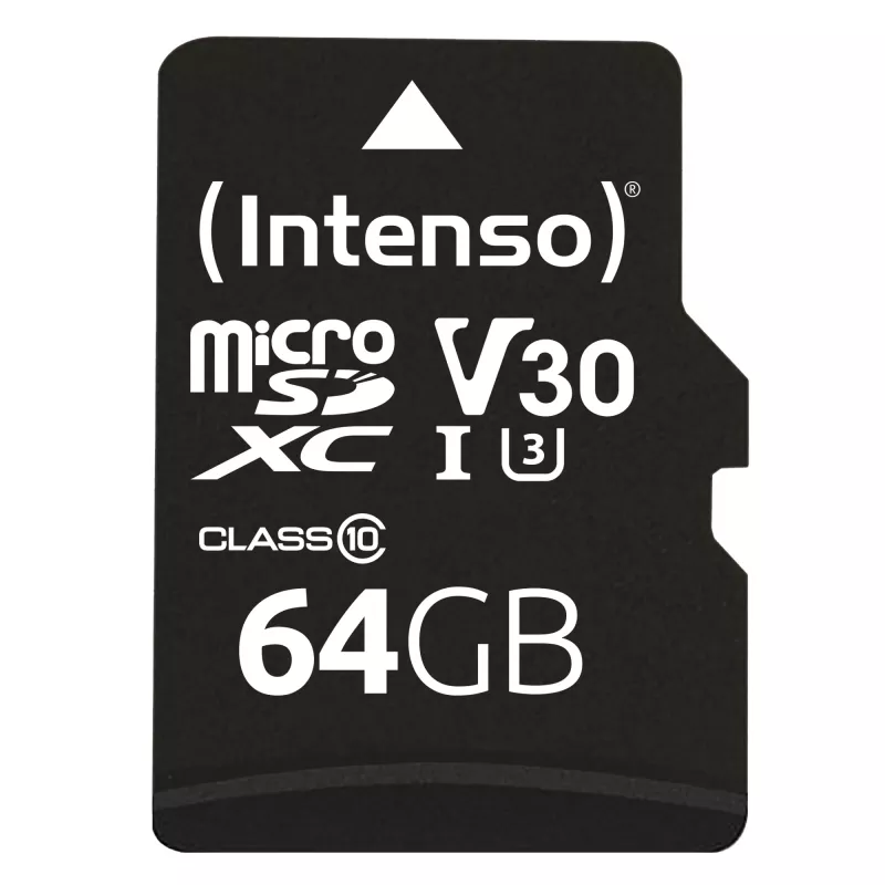 Cartão de memória Intenso 64 GB MicroSDXC UHS-I Class 10 3433490