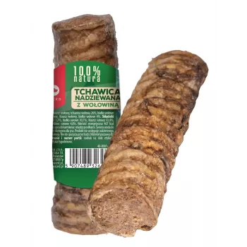 MACED Traqueia recheada com carne de vaca - Artigos para mastigar para cães - 120 g