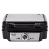 Máquina de waffles Adler AD 3083 – 4 waffles quadrados 10×10 cm, 1200 W, temperatura ajustável, revestimento antiaderente, pegas frias