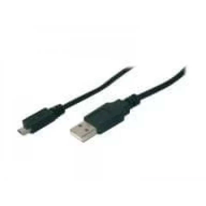 Cabo de ligação USB 2.0 Assmann. tipo A - Micro B M/M. 1,0 m. Compatível com USB 2.0. UL. bl (AK-300110-010-S)