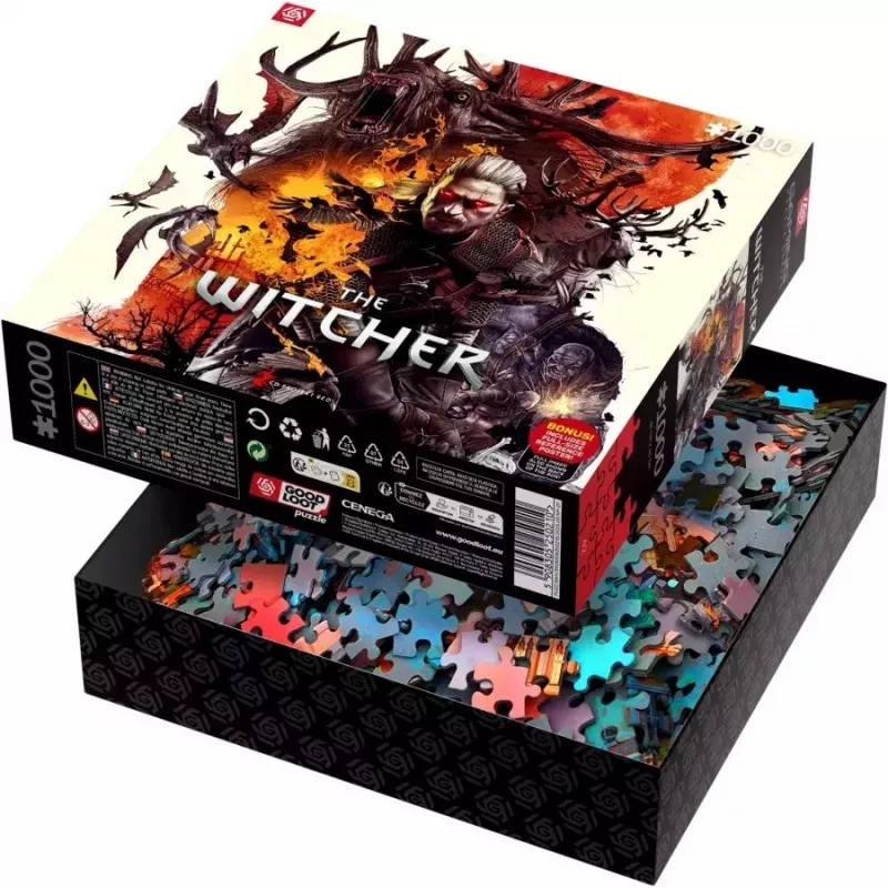 Puzzle Good Loot Gaming: The Witcher Monsters, 1000 peças