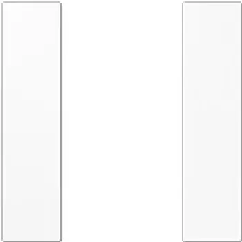 JUNG Conjunto de teclas, 1 unidade completo LS 501 TSA WW - Conjunto de teclas 1 unidade