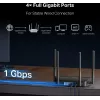 Router de mesa MERCUSYS MR25BE EasyMesh Wi‑Fi 7 Dual‑Band 2,4/5 GHz, 3600 Mbit/s, 3× Gigabit-LAN, 4 antenas externas
