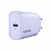 Carregador de parede CANYON OnCharge 30CL, 30W USB-C PD, 1x saída PD, ficha EU, roxo