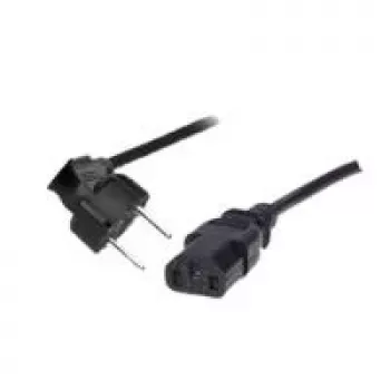 Cabo de alimentação tipo F ShiverPeaks C13 2m preto