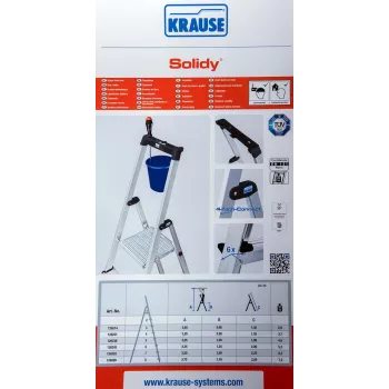 Escada autónoma SOLIDY 4 degraus KRAUSE