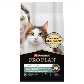 PURINA PRO PLAN LIVECLEAR STERILISED ADULT rico em peru 1,4 kg