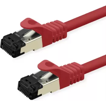 Cabo de patch S/FTP VALUE Cat.8.1 LSOH fio flexível vermelho - rede - CAT 8 (21.99.1812)
