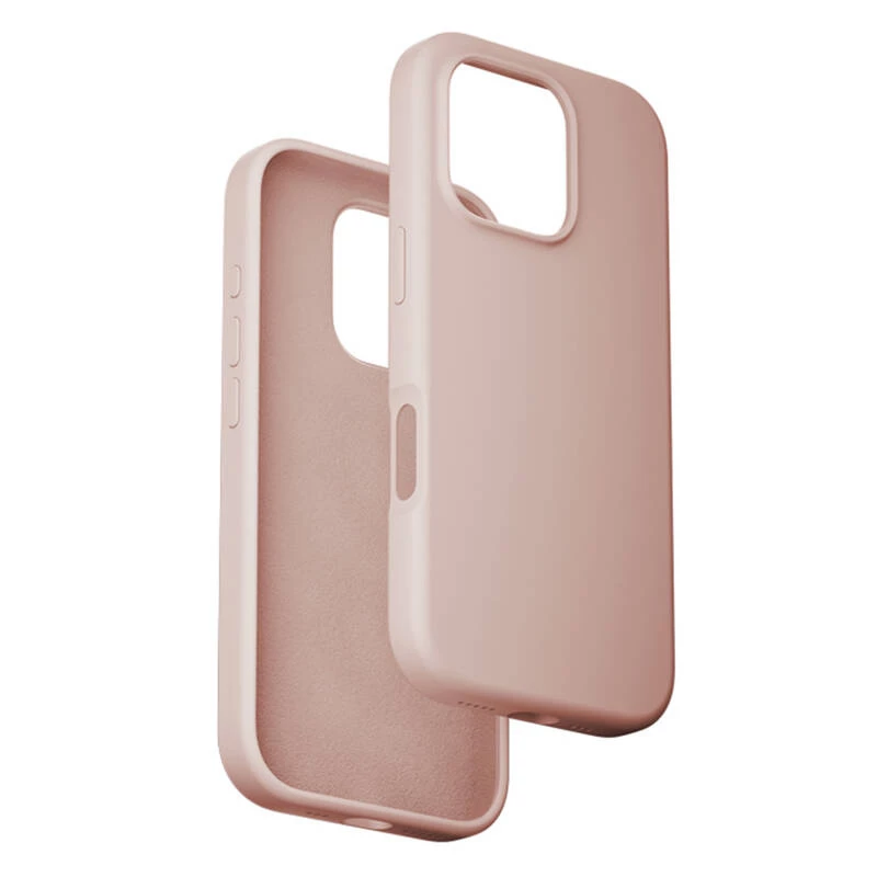 Capa protetora Vention KUHP0-30 para iPhone 16 Pro MagSafe, rosa, capa macia fina