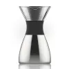 Cafeteira Asobu PourOver Cold Brew preta, prateada