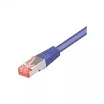 Tecline - cabo de rede - RJ-45 (M) para RJ-45 (M) - 1,5 m - SFTP, PiMF - CAT 6 - sem halogéneos, snagless - violeta (715015V)
