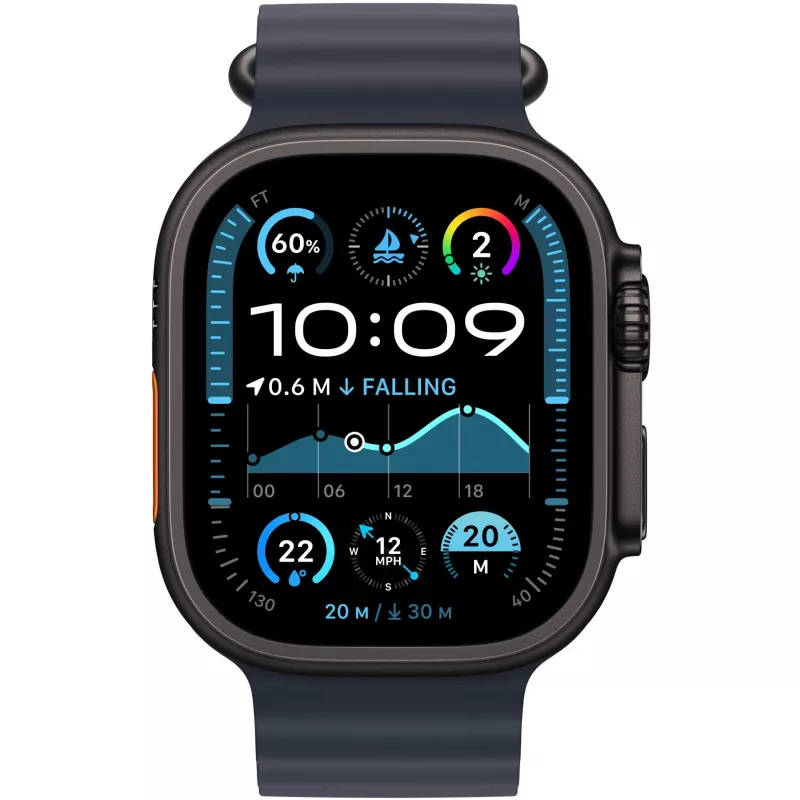 Pulseira Navy Ocean 49 mm – Acabamento em Titânio Preto