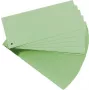 Separadores Herlitz 10843506 de cartão, verde, 100 unid.