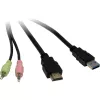 Comutador KVM Inter-Tech IPC AS-22HUS 2 portas USB