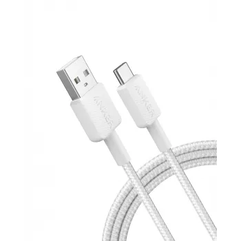 Cabo USB Anker 322 1,8 m USB A USB C branco