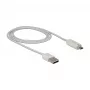 Cabo USB DeLOCK 1 m USB 2.0 USB A Micro-USB B branco