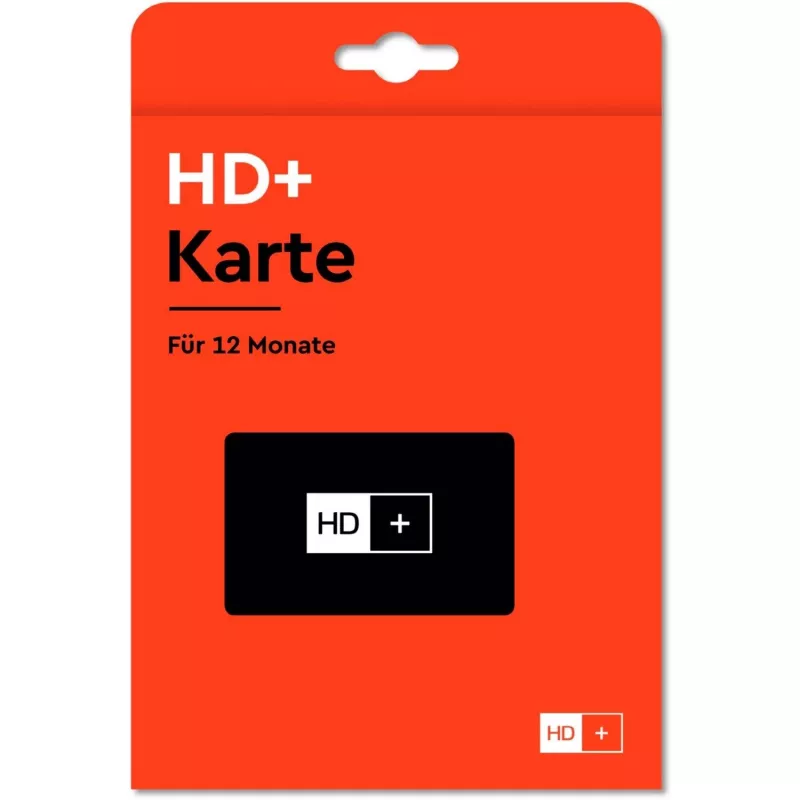 Cartão HD plus HD+ incl. 12 meses pacote de canais HD+