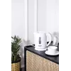 Chaleira elétrica Mesko | MS 1376 | Elétrica | 850 W | 0,8 L | Plástico | Base rotativa 360° | Branco